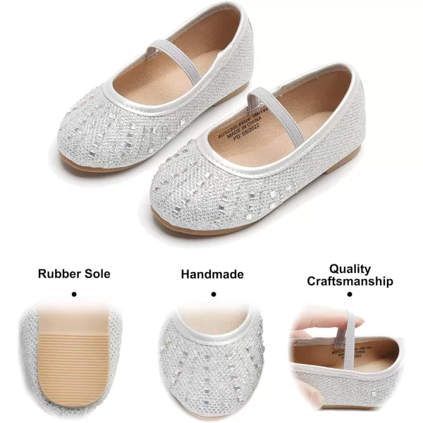 Felix &amp; Flora Toddler Flower Girl Dress Shoes - Girl Ballet Flats Party School Shoes Wedding