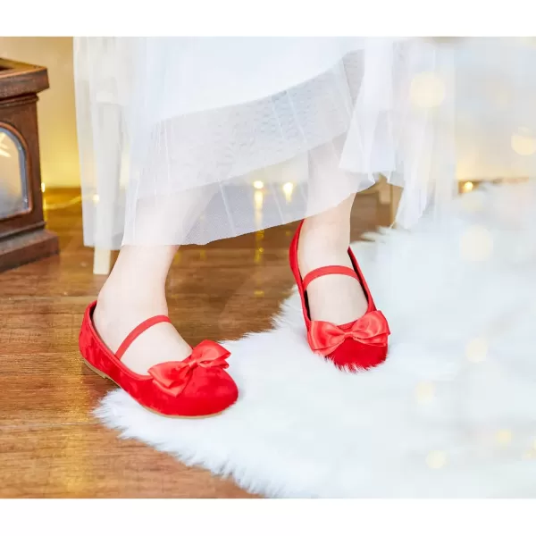Felix &amp; Flora Toddler Flower Girl Dress Shoes - Girl Ballet Flats Party School Shoes Wedding