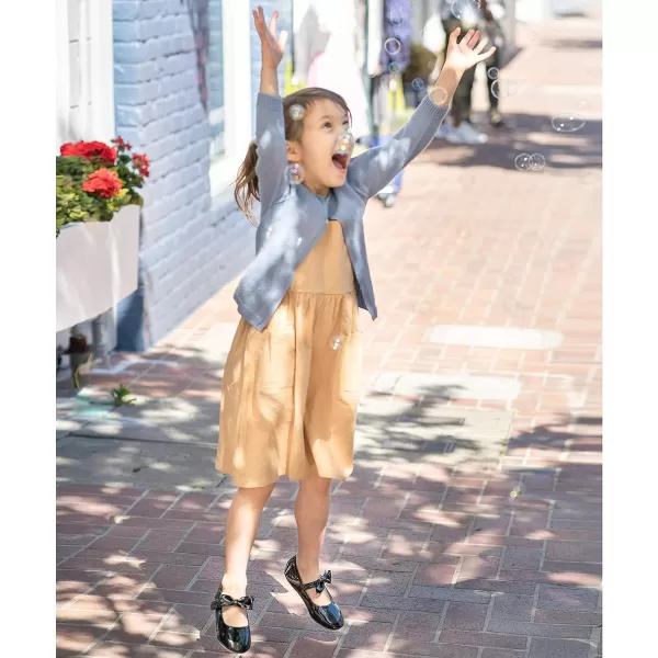 Felix &amp; Flora Toddler Flower Girl Dress Shoes - Girl Ballet Flats Party School Shoes Wedding