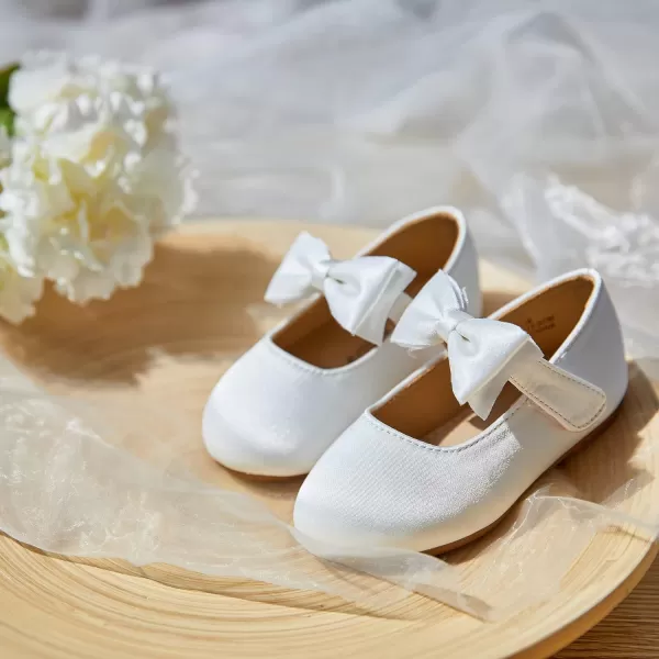 Felix &amp; Flora Toddler Flower Girl Dress Shoes - Girl Ballet Flats Party School Shoes Wedding