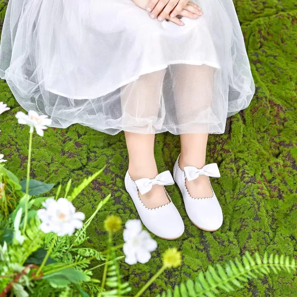 Felix &amp; Flora Toddler Flower Girl Dress Shoes - Girl Ballet Flats Party School Shoes Wedding
