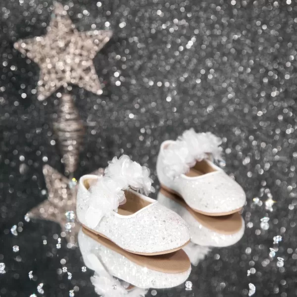 Felix &amp; Flora Toddler Flower Girl Dress Shoes - Girl Ballet Flats Party School Shoes Wedding