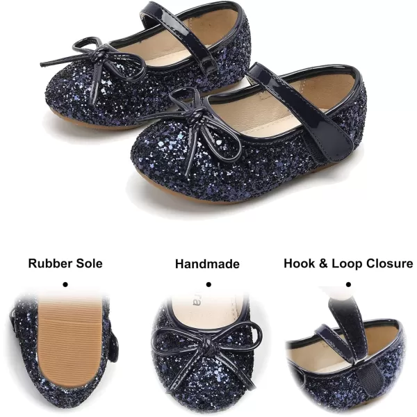 Felix &amp; Flora Toddler Flower Girl Dress Shoes - Girl Ballet Flats Party School Shoes Wedding