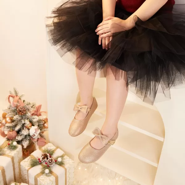 Felix &amp; Flora Toddler Flower Girl Dress Shoes - Girl Ballet Flats Party School Shoes Wedding