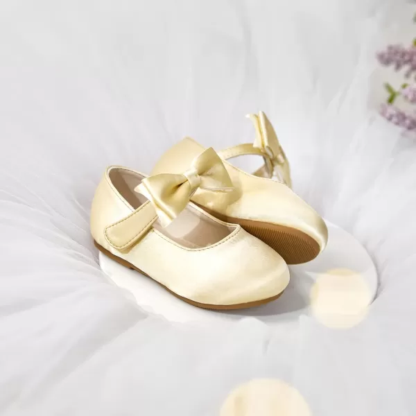 Felix &amp; Flora Toddler Flower Girl Dress Shoes - Girl Ballet Flats Party School Shoes Wedding