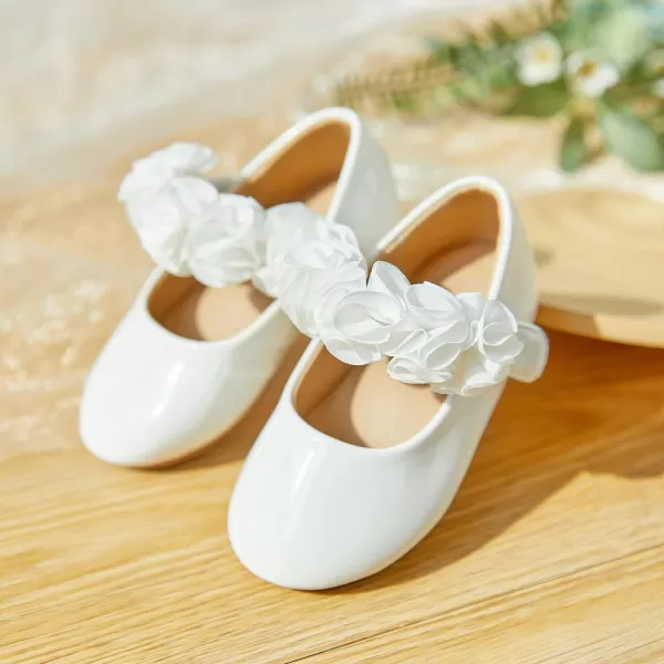 Felix &amp; Flora Toddler Flower Girl Dress Shoes - Girl Ballet Flats Party School Shoes Wedding