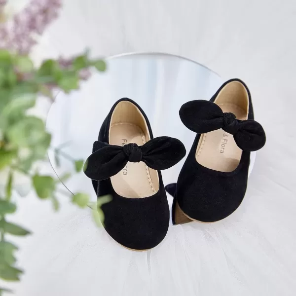 Felix &amp; Flora Toddler Flower Girl Dress Shoes - Girl Ballet Flats Party School Shoes Wedding