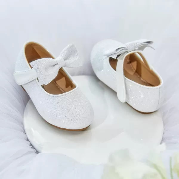 Felix &amp; Flora Toddler Flower Girl Dress Shoes - Girl Ballet Flats Party School Shoes Wedding