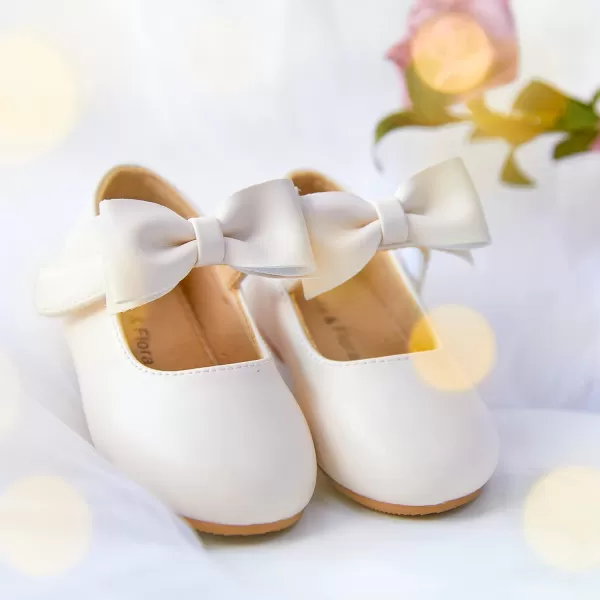 Felix &amp; Flora Toddler Flower Girl Dress Shoes - Girl Ballet Flats Party School Shoes Wedding