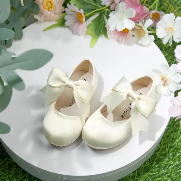 Felix &amp; Flora Toddler Flower Girl Dress Shoes - Girl Ballet Flats Party School Shoes Wedding