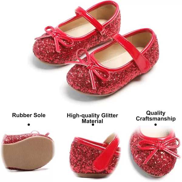 Felix &amp; Flora Toddler Flower Girl Dress Shoes - Girl Ballet Flats Party School Shoes Wedding