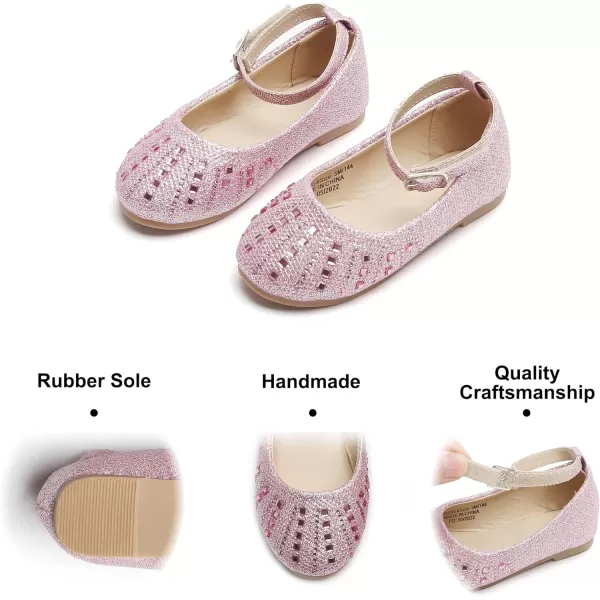 Felix &amp; Flora Toddler Flower Girl Dress Shoes - Girl Ballet Flats Party School Shoes Wedding