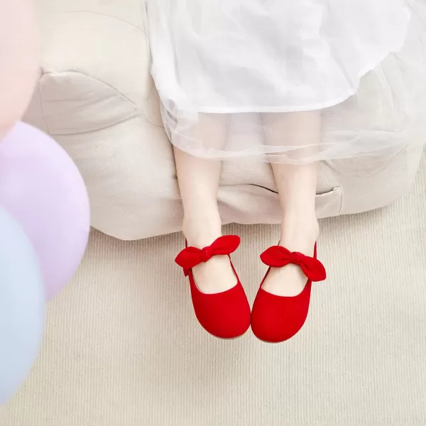 Felix &amp; Flora Toddler Flower Girl Dress Shoes - Girl Ballet Flats Party School Shoes Wedding