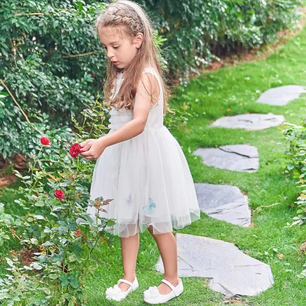 Felix &amp; Flora Toddler Flower Girl Dress Shoes - Girl Ballet Flats Party School Shoes Wedding