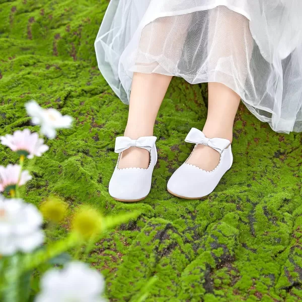 Felix &amp; Flora Toddler Flower Girl Dress Shoes - Girl Ballet Flats Party School Shoes Wedding