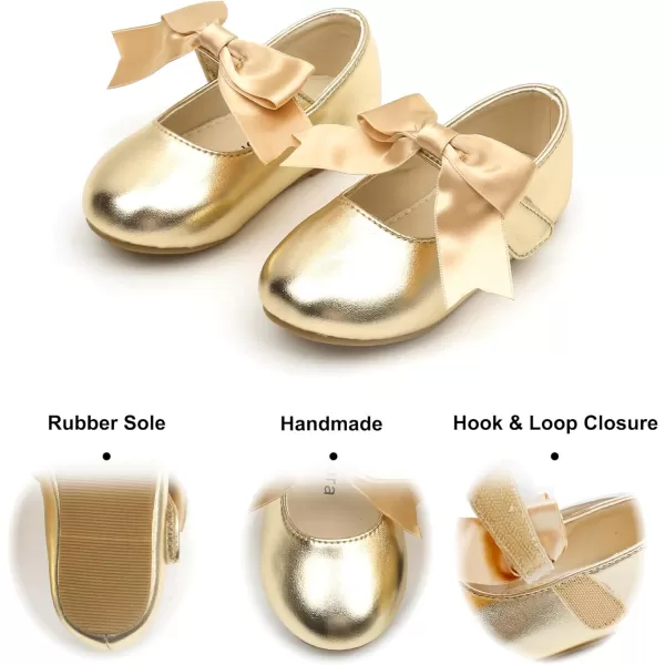 Felix &amp; Flora Toddler Flower Girl Dress Shoes - Girl Ballet Flats Party School Shoes Wedding