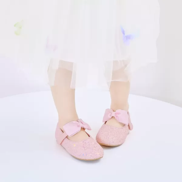 Felix &amp; Flora Toddler Flower Girl Dress Shoes - Girl Ballet Flats Party School Shoes Wedding