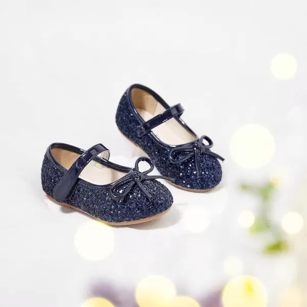 Felix &amp; Flora Toddler Flower Girl Dress Shoes - Girl Ballet Flats Party School Shoes Wedding