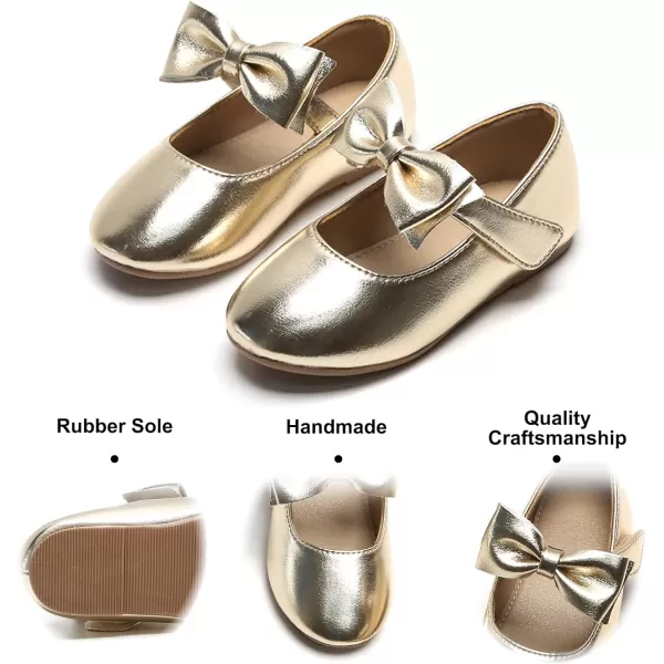 Felix &amp; Flora Toddler Flower Girl Dress Shoes - Girl Ballet Flats Party School Shoes Wedding