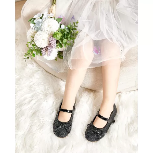 Felix &amp; Flora Toddler Flower Girl Dress Shoes - Girl Ballet Flats Party School Shoes Wedding