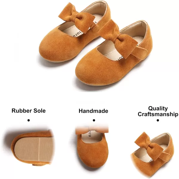 Felix &amp; Flora Toddler Flower Girl Dress Shoes - Girl Ballet Flats Party School Shoes Wedding