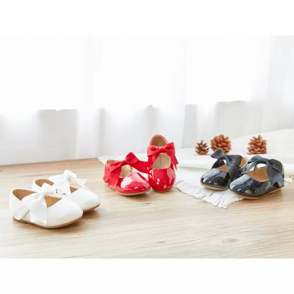 Felix &amp; Flora Toddler Flower Girl Dress Shoes - Girl Ballet Flats Party School Shoes Wedding