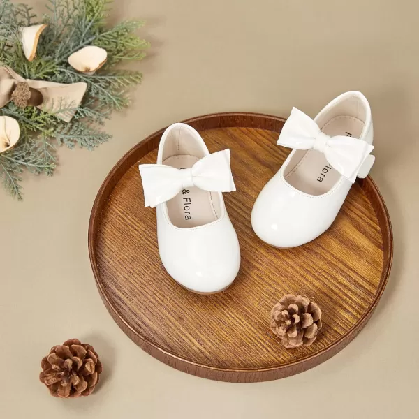 Felix &amp; Flora Toddler Flower Girl Dress Shoes - Girl Ballet Flats Party School Shoes Wedding