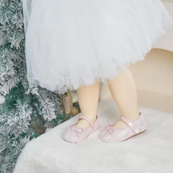 Felix &amp; Flora Toddler Flower Girl Dress Shoes - Girl Ballet Flats Party School Shoes Wedding
