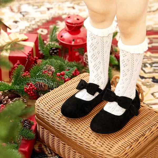 Felix &amp; Flora Toddler Flower Girl Dress Shoes - Girl Ballet Flats Party School Shoes Wedding