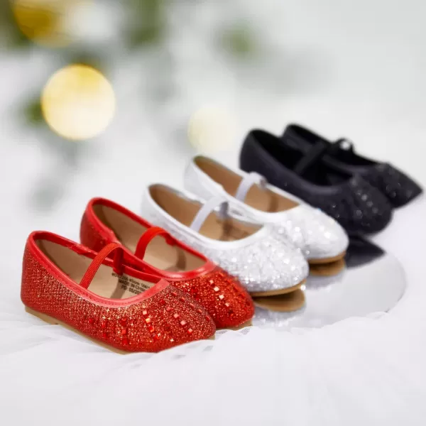 Felix &amp; Flora Toddler Flower Girl Dress Shoes - Girl Ballet Flats Party School Shoes Wedding