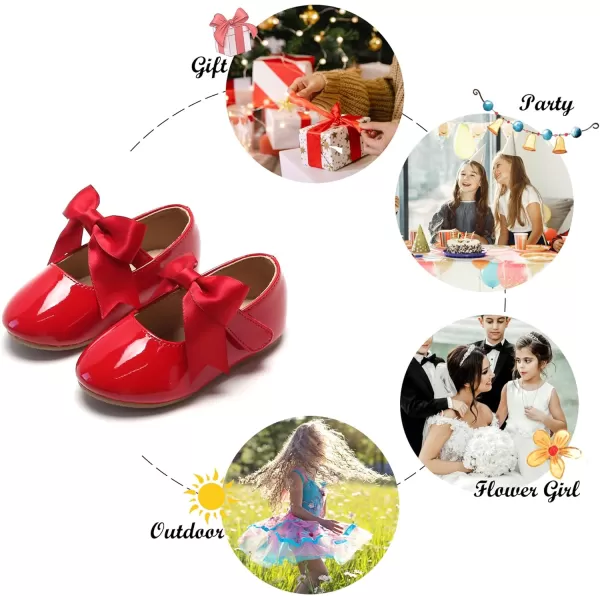 Felix &amp; Flora Toddler Flower Girl Dress Shoes - Girl Ballet Flats Party School Shoes Wedding