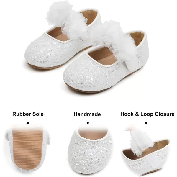 Felix &amp; Flora Toddler Flower Girl Dress Shoes - Girl Ballet Flats Party School Shoes Wedding