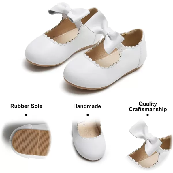 Felix &amp; Flora Toddler Flower Girl Dress Shoes - Girl Ballet Flats Party School Shoes Wedding