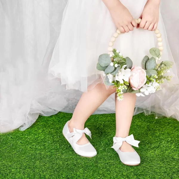 Felix &amp; Flora Toddler Flower Girl Dress Shoes - Girl Ballet Flats Party School Shoes Wedding