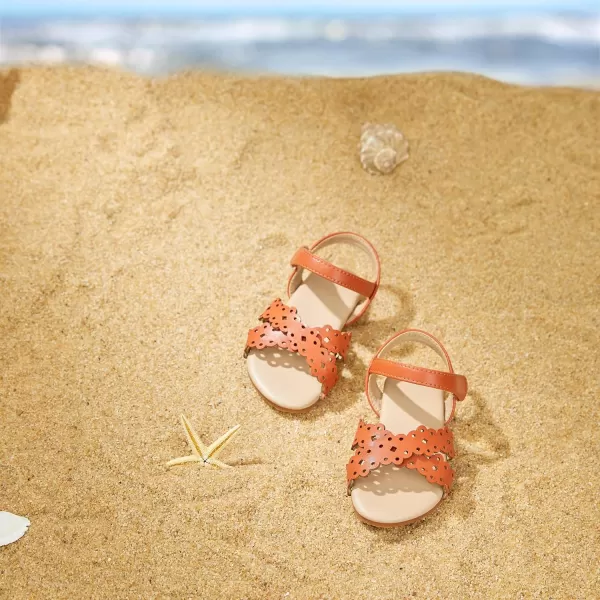 Felix &amp; Flora Toddler Girl Sandals - Flower Girl Dress Shoes Open Toe Little Kid Summer Flats