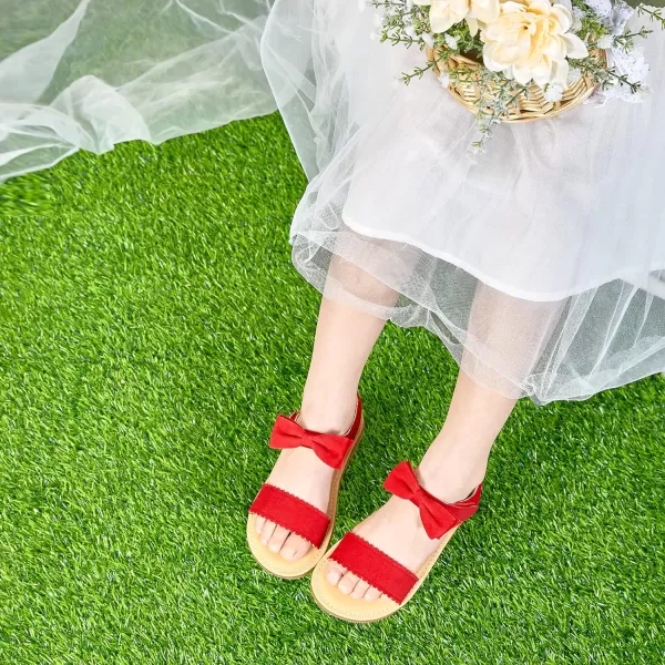 Felix &amp; Flora Toddler Girl Sandals - Flower Girl Dress Shoes Open Toe Little Kid Summer Flats
