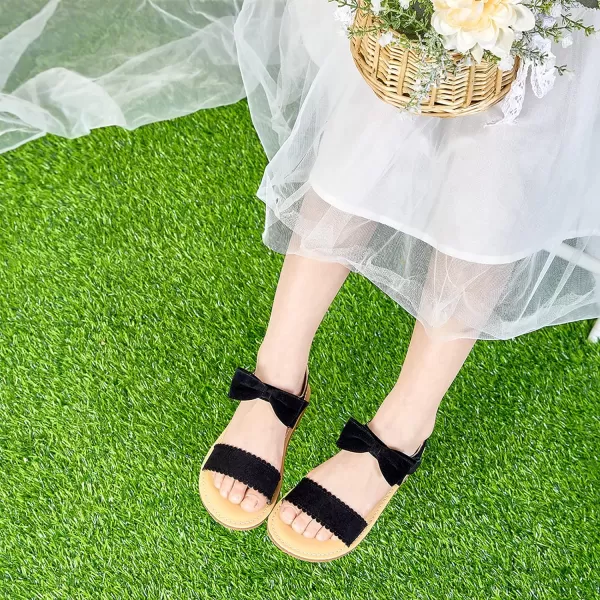 Felix &amp; Flora Toddler Girl Sandals - Flower Girl Dress Shoes Open Toe Little Kid Summer Flats