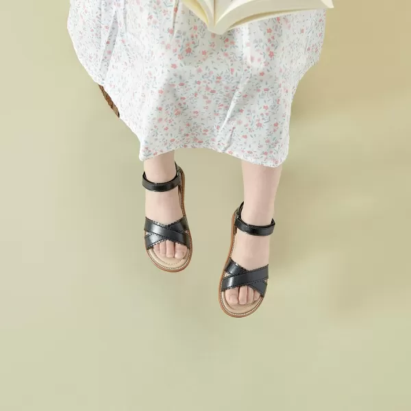 Felix &amp; Flora Toddler Girl Sandals -Flower Girl Dress Shoes Open Toe Little Kid Summer Flats