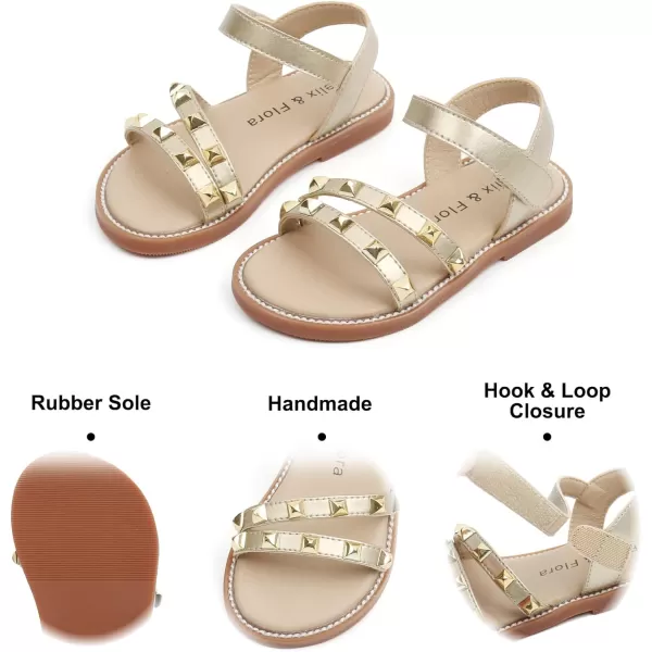 Felix &amp; Flora Toddler Girl Sandals - Little Girl Easter Summer Dress Shoes Lightweight Open Toe Beach Holiday.