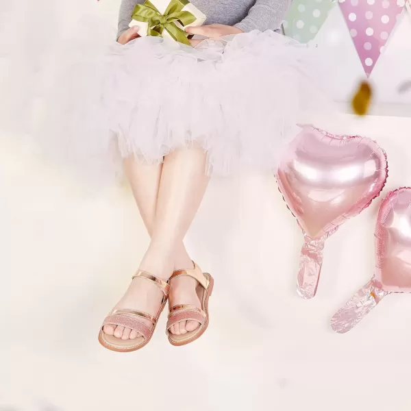 Felix &amp; Flora Toddler Girl Sandals - Little Girl Easter Summer Dress Shoes Lightweight Open Toe Beach Holiday.