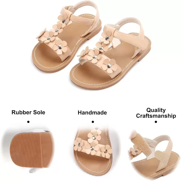 Felix &amp; Flora Toddler Girl Sandals - Little Girl Easter Summer Dress Shoes Lightweight Open Toe Beach Holiday
