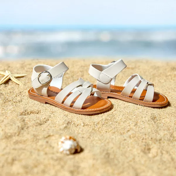 Felix &amp; Flora Toddler Girl Sandals - Little Girl Easter Summer Dress Shoes Lightweight Open Toe Beach Holiday.
