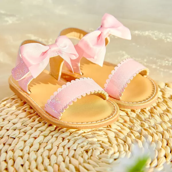 Felix &amp; Flora Toddler Girl Sandals - Little Girl Easter Summer Dress Shoes Lightweight Open Toe Beach Holiday
