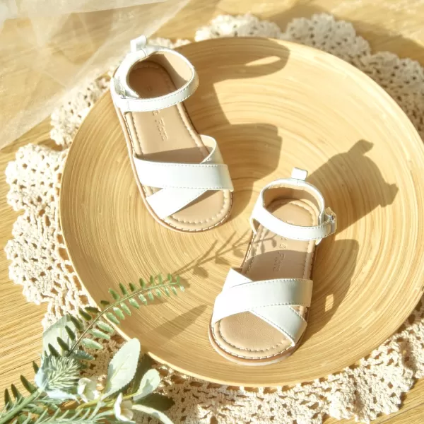 Felix &amp; Flora Toddler Girl Sandals - Little Girl Easter Summer Dress Shoes Lightweight Open Toe Beach Holiday