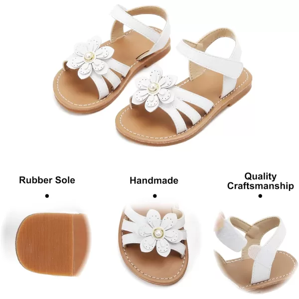 Felix &amp; Flora Toddler Girl Sandals - Little Girl Easter Summer Dress Shoes Lightweight Open Toe Beach Holiday.