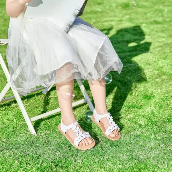 Felix &amp; Flora Toddler Girl Sandals - Little Girl Easter Summer Dress Shoes Lightweight Open Toe Beach Holiday
