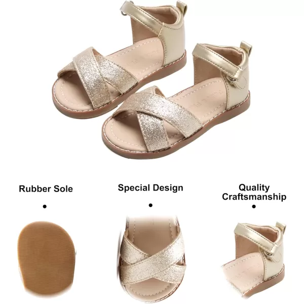 Felix &amp; Flora Toddler Girl Sandals - Little Girl Easter Summer Dress Shoes Lightweight Open Toe Beach Holiday