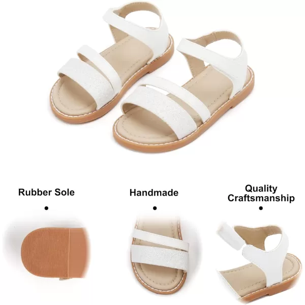 Felix &amp; Flora Toddler Girl Sandals - Little Girl Easter Summer Dress Shoes Lightweight Open Toe Beach Holiday.