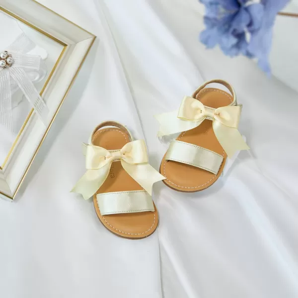 Felix &amp; Flora Toddler Girl Sandals - Little Girl Easter Summer Dress Shoes Lightweight Open Toe Beach Holiday