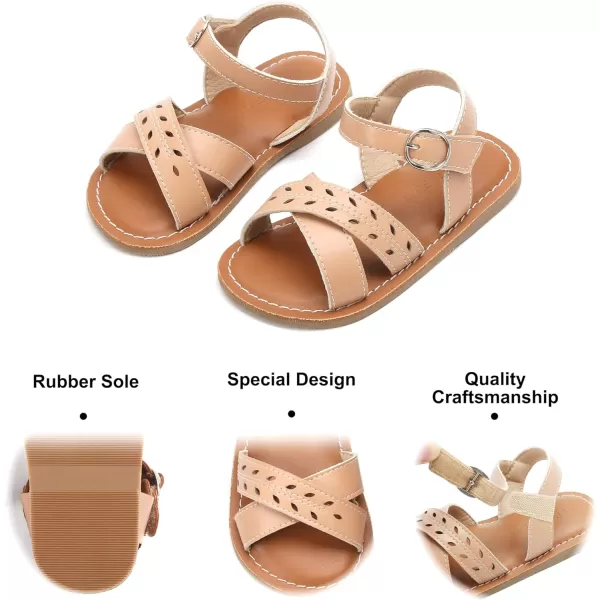 Felix &amp; Flora Toddler Girl Sandals - Little Girl Easter Summer Dress Shoes Lightweight Open Toe Beach Holiday.